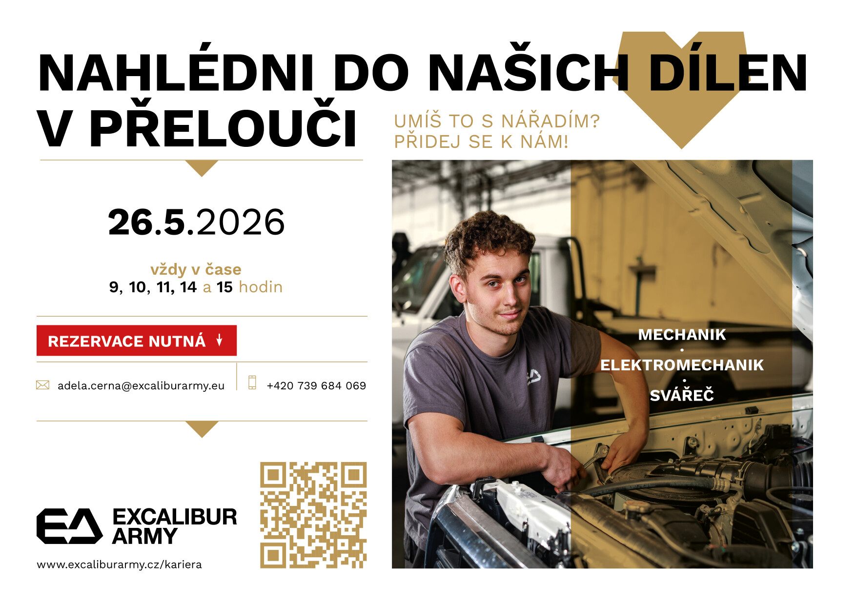 Nahlédni do našich dílen v Přelouči